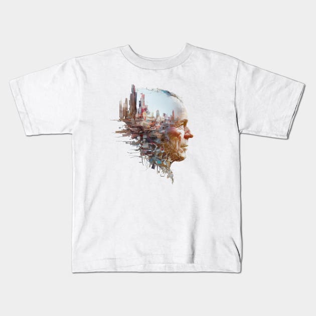 Reflections (Best On a White Tee) Kids T-Shirt by GaudaPrime31